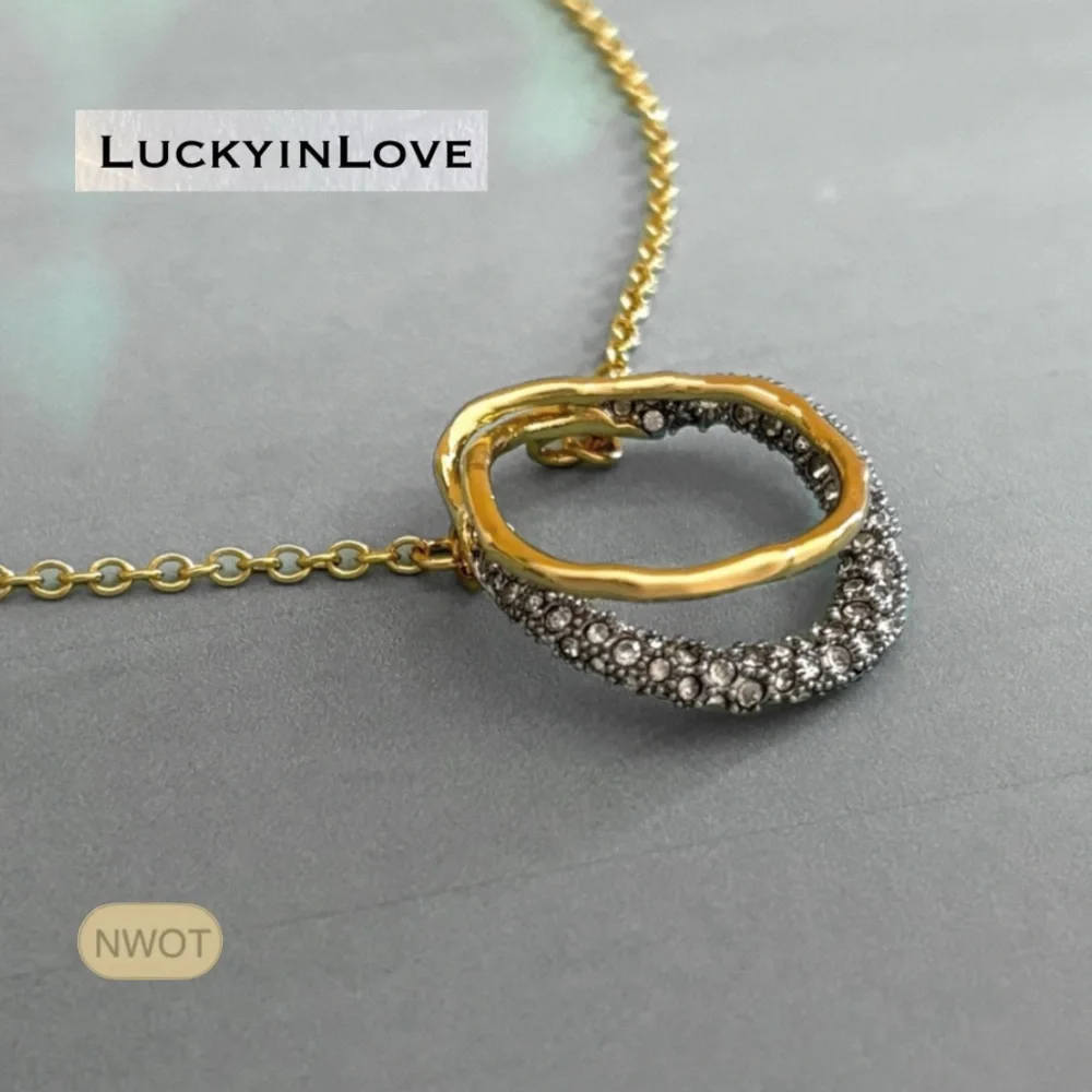 ALEXIS BITTAR • Solanales Gold Crystal Orbit Necklace - Picture 3 of 11